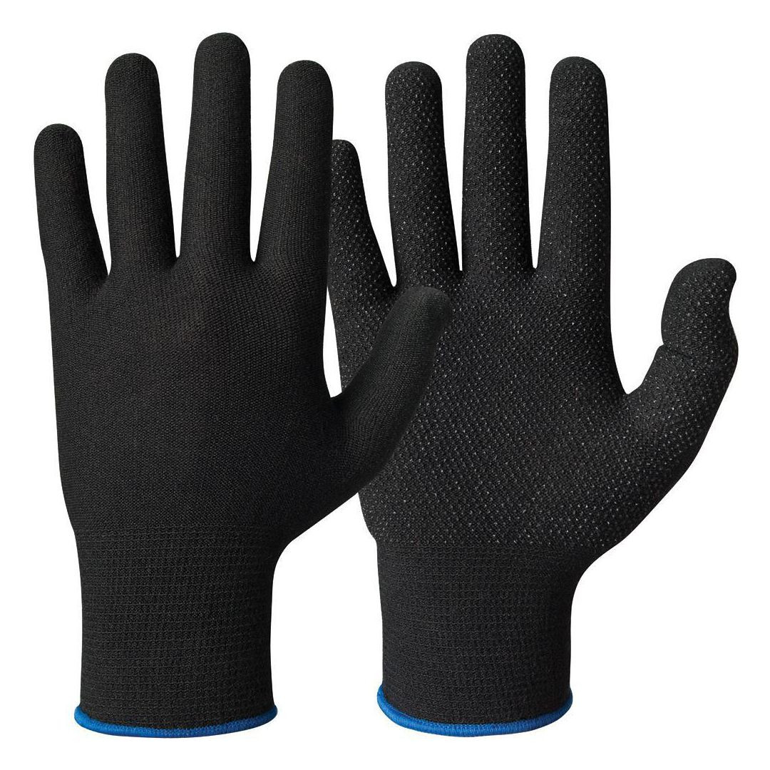 BildeTextilhandske 0484 noppor svart 10