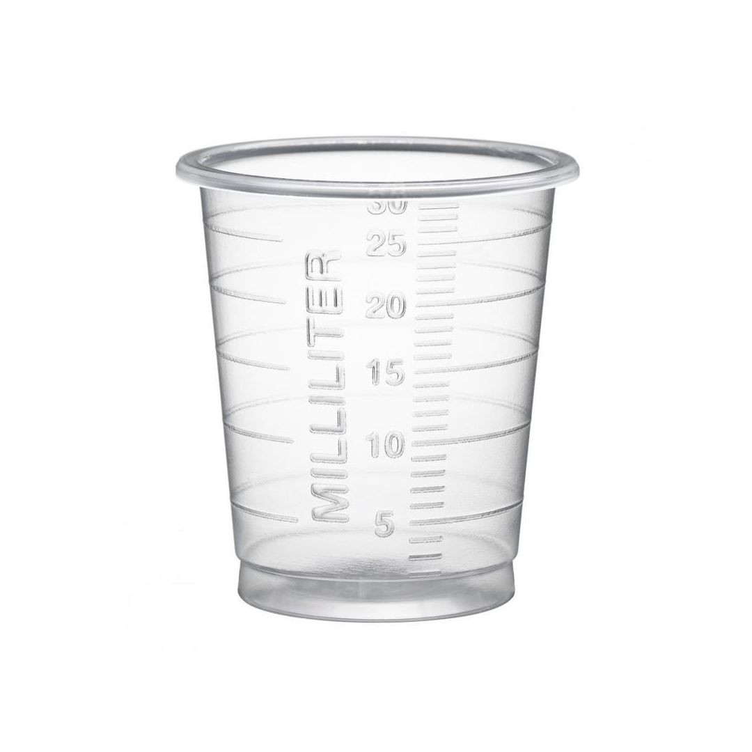 BildeMedicinbägare Eco 30ml smal transp 90/fp