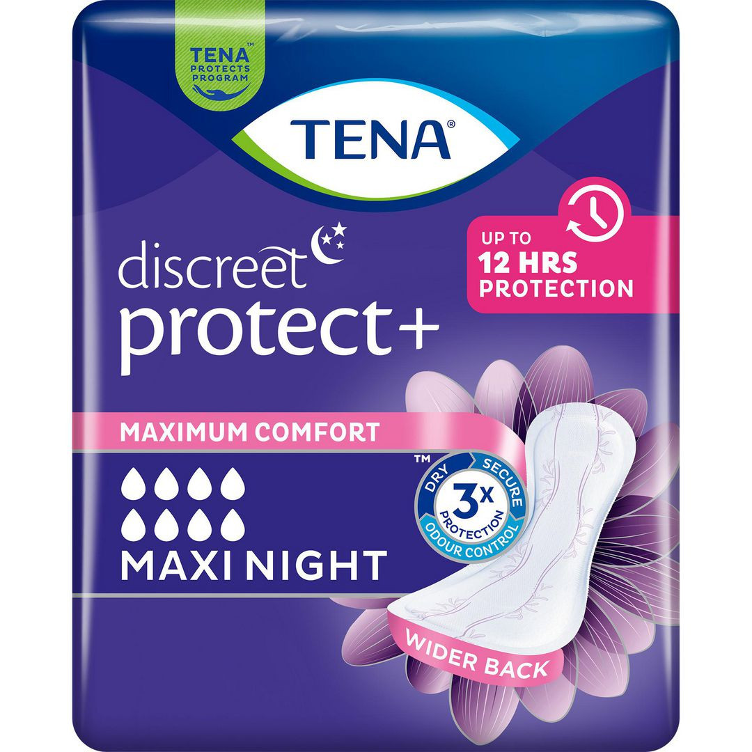 BildeInkoskydd TENA Lady Maxi Night 6/fp