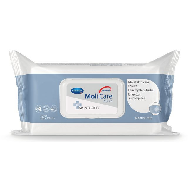 BildeVåtservett Molicare Skin rengör 50/fp