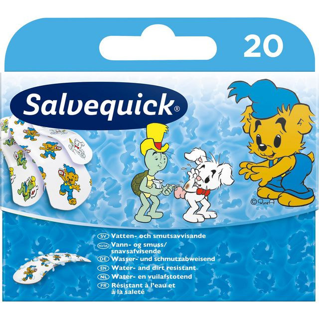 BildePlåster SALVEQUICK Bamse 20/fp
