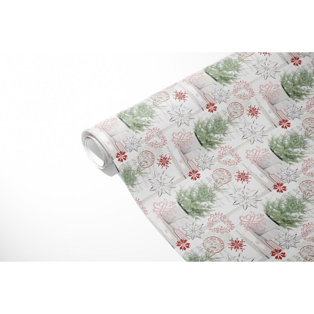 BildeJulpapper 38cmx165m Pinetree