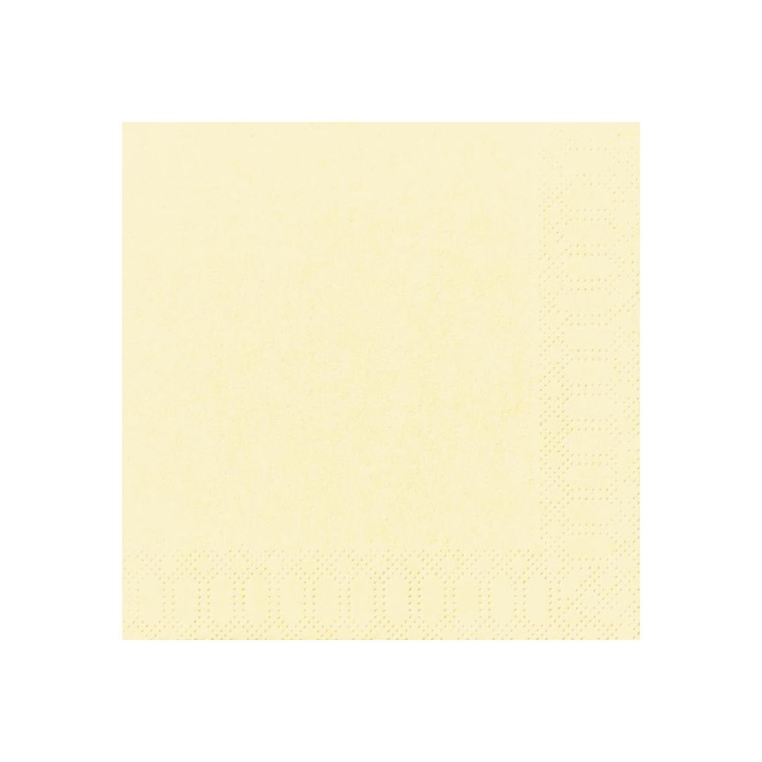 BildeServett DUNI 1-lags 33x33cm creme 500/fp