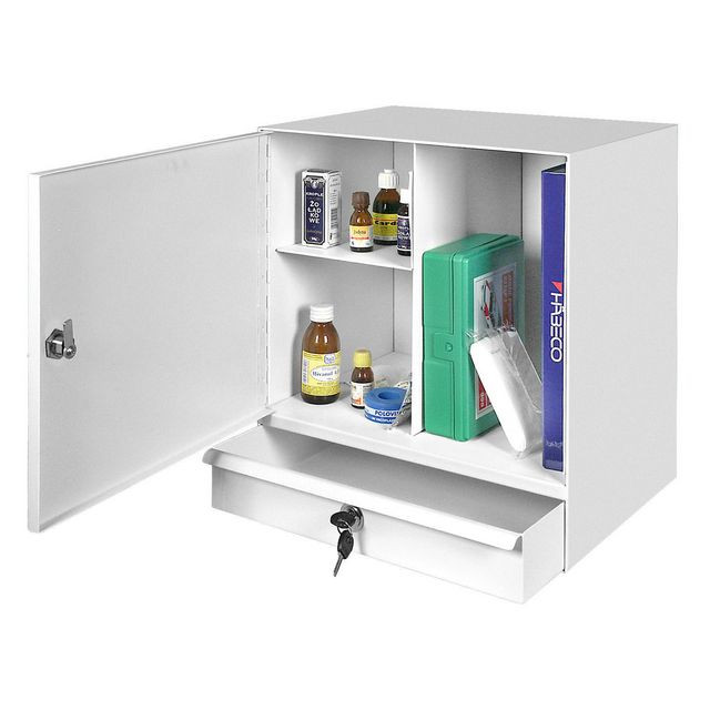 BildeMedicinskåp MS1 med låda