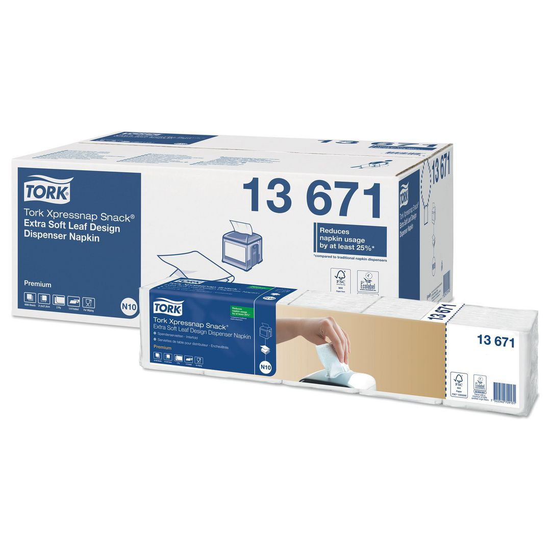 BildeServett TORK Pre N10 2-lags vit 500/fp