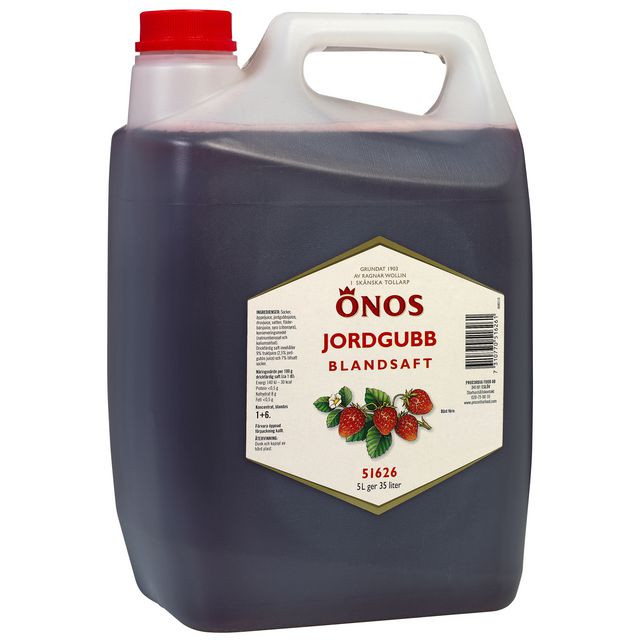 BildeSaft ÖNOS Jordgubb 1+6 5L