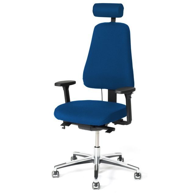 BildeKontorsstol LD6340Deluxe m svankst blå