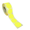 Etikett rund 40mm gul 500/fp