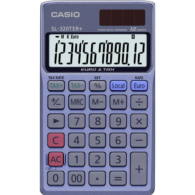 BildeMiniräknare CASIO SL-320TER+