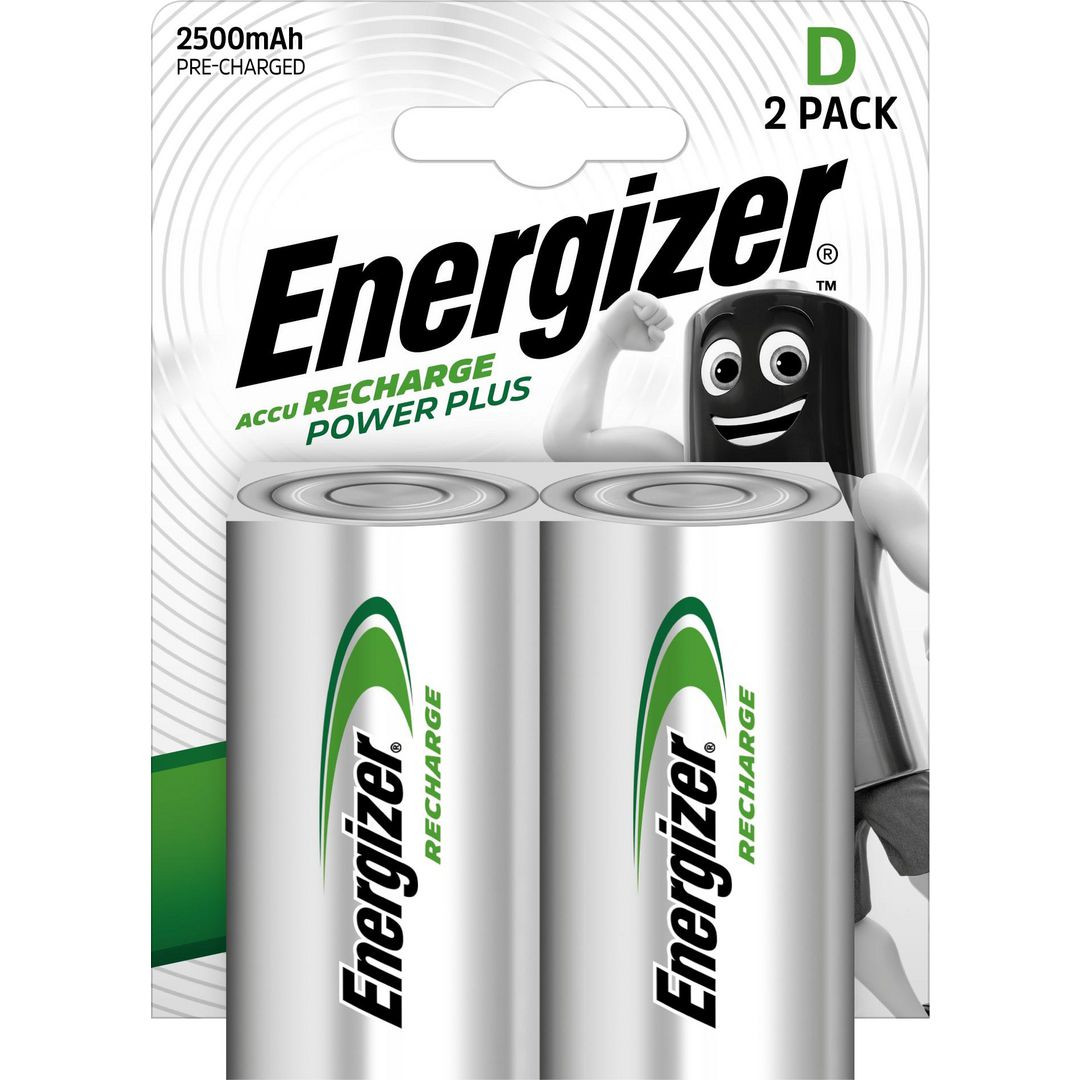 BildeBatteri Laddbar ENERGIZER D HR20 2/fp