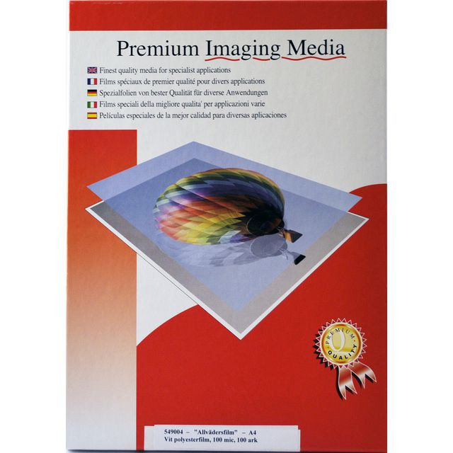 BildeAllvädersfilm A4 100mic 100/fp