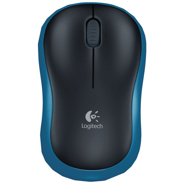 BildeMus LOGITECH M185 trådlös blå