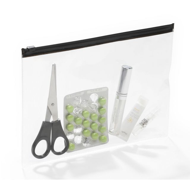 BildeBlixtlåspåse DURABLE Zip A5 svart 5/fp