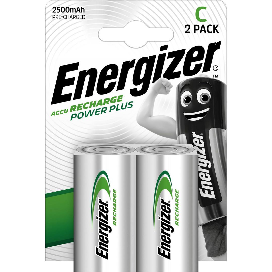 BildeBatteri Laddbar ENERGIZER C HR14 2/fp