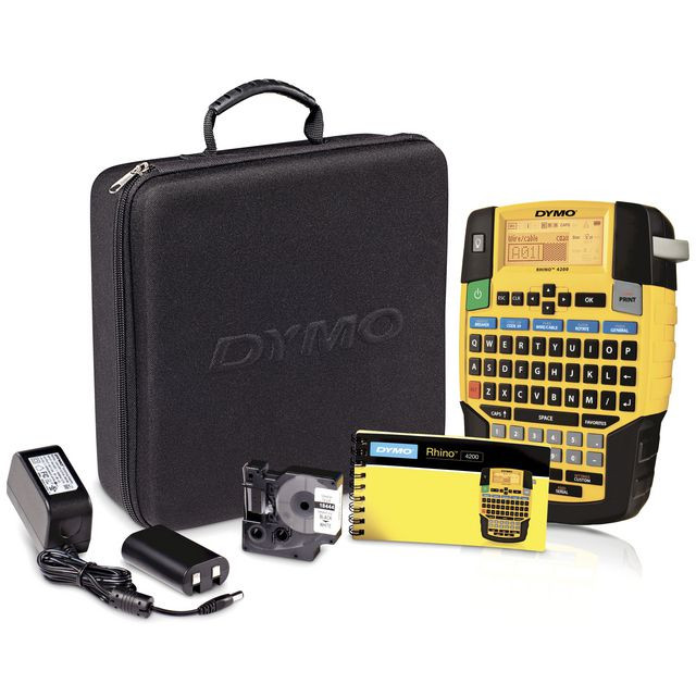 BildeMärkmaskin DYMO Rhino 4200 Kit