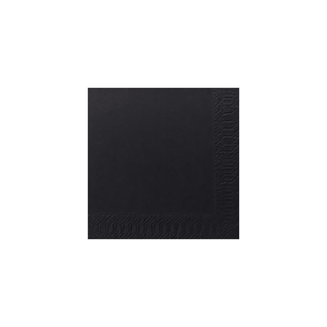 BildeServett 3-lags 24x24cm svart 250/fp