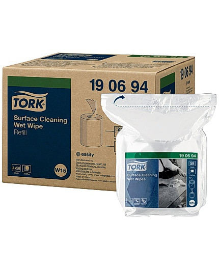 BildeRefill TORK våtduk Pre W15 Yta 58/fp