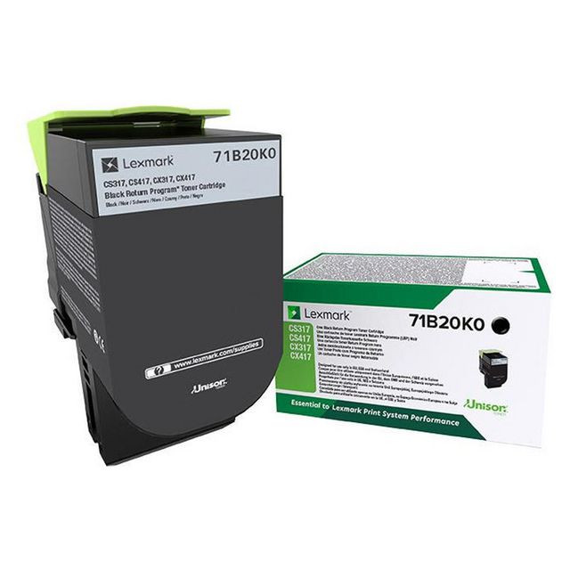 BildeToner LEXMARK 71B20K0 3K svart