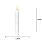 Antikljus STAR T Flamme LED 15cm 2/fp