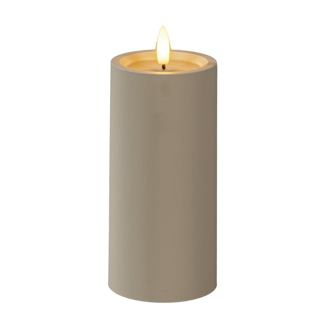 BildeBlockljus KONSTSMIDE LEDtimer beige 15cm