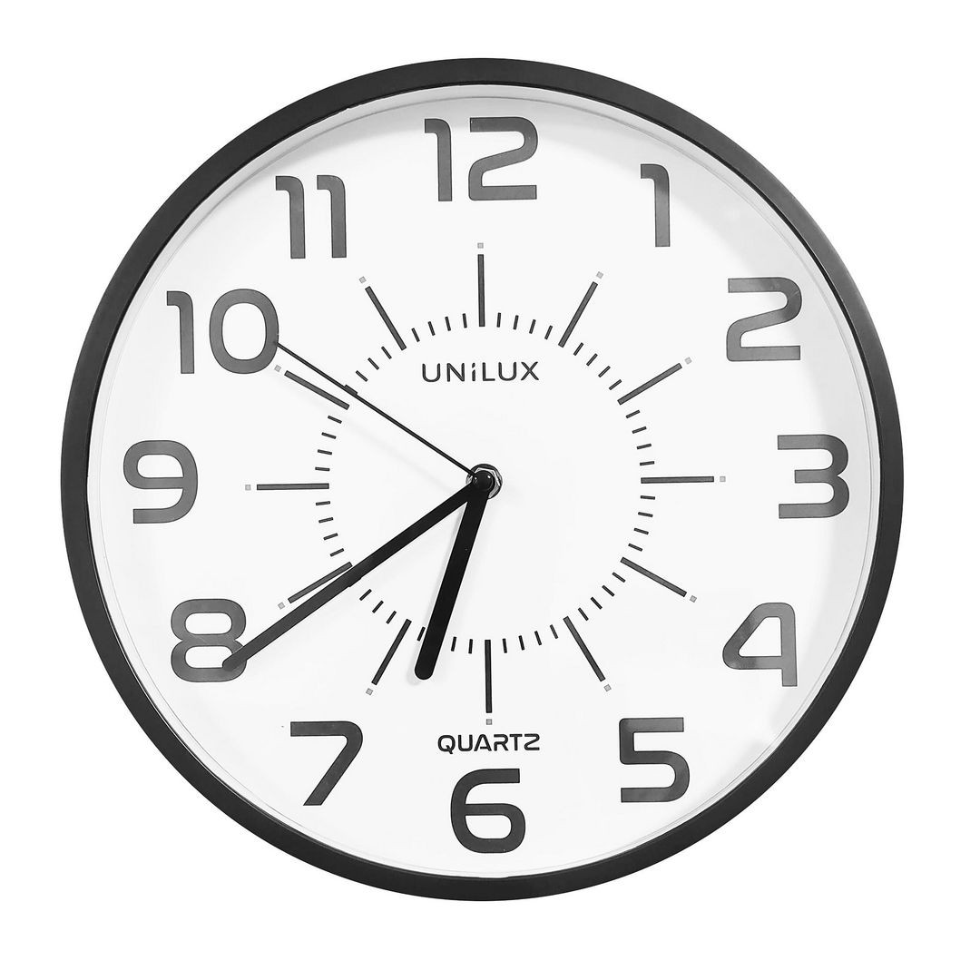 BildeVäggklocka UNILUX Pop plastlins 30,5cm