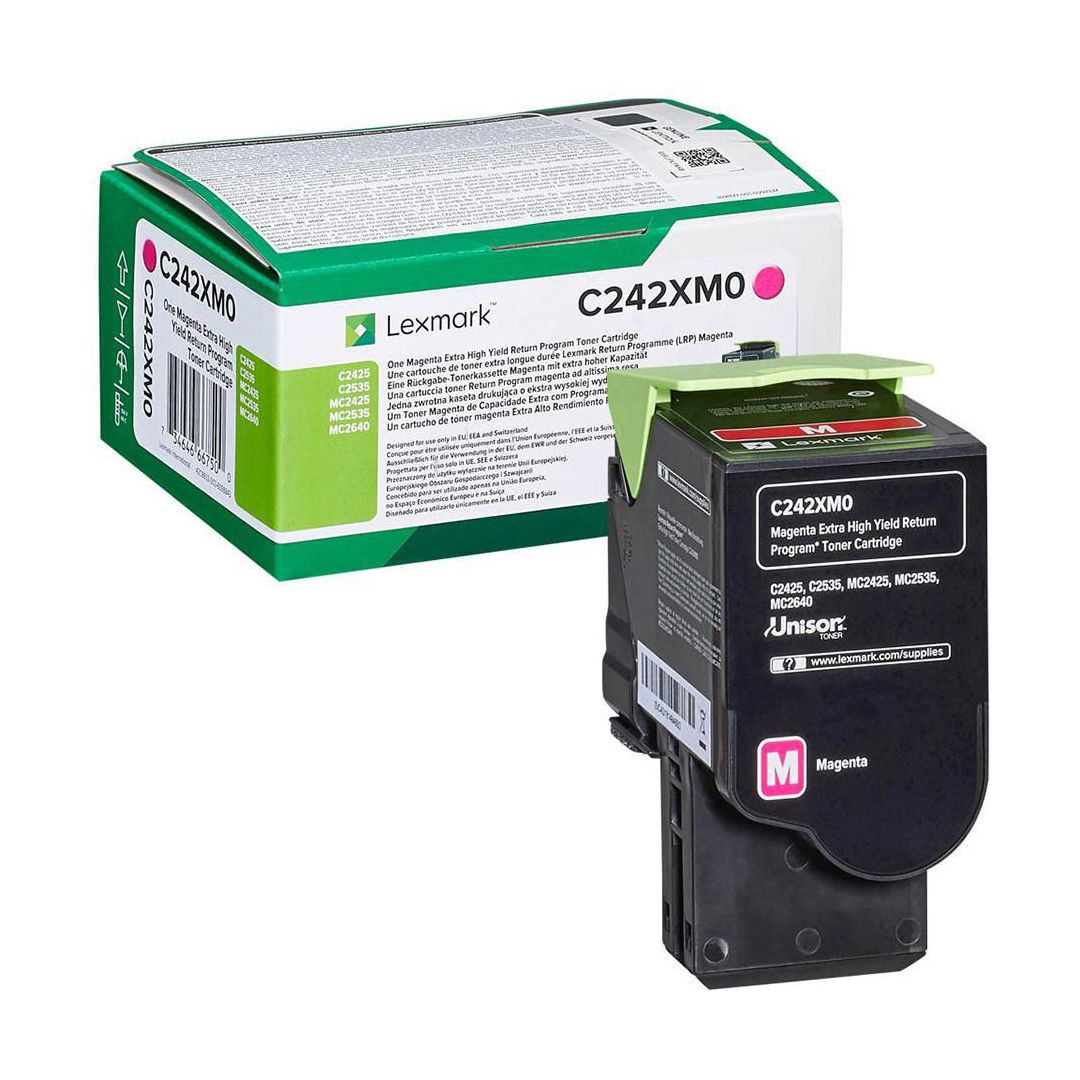BildeToner LEXMARK C242XM0 3,5K magenta