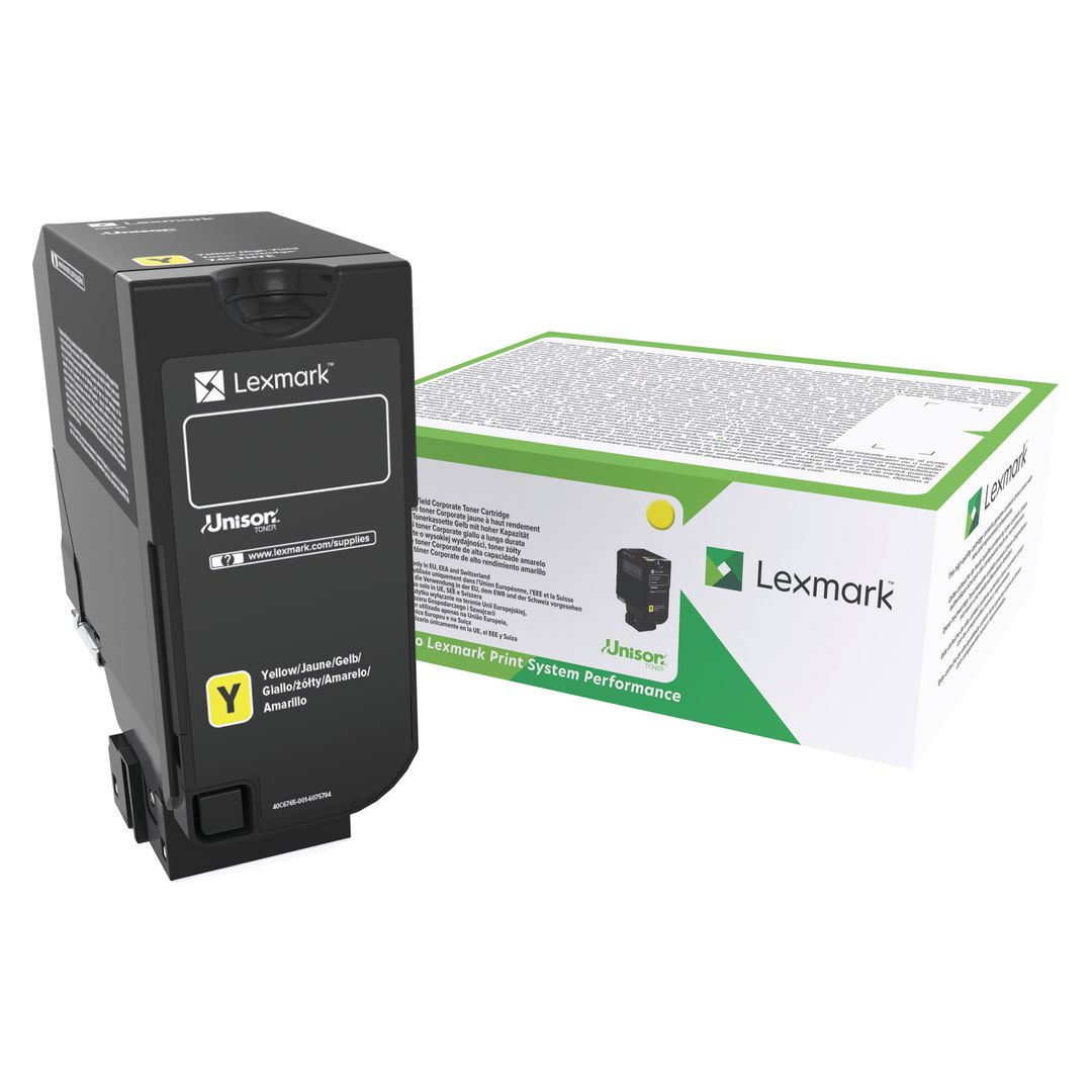 BildeToner LEXMARK 74C2HYE 12K gul