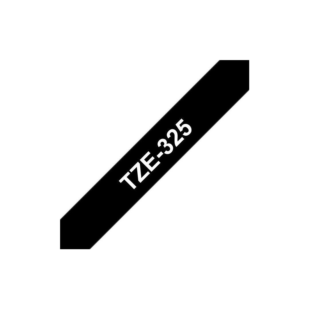 BildeTape BROTHER TZE325 9mm vit på svart