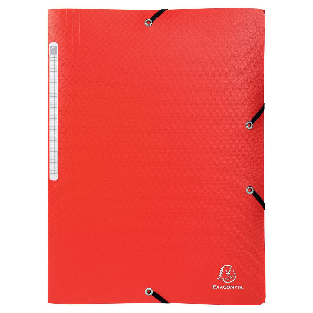 BildeMapp EXACOMPTA A4 PP rec 3-kl röd