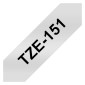 Tape BROTHER TZE151 24mm svart på klar