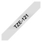Tape BROTHER TZE121 9mm svart på klar