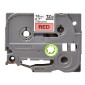 Tape BROTHER TZE441 18mm svart på röd
