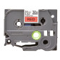 Tape BROTHER TZE451 24mm svart på röd