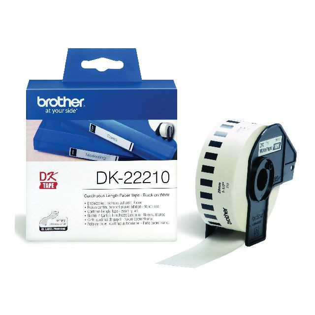 BildeEtikett BROTHER DK22210 29mmx30,48m
