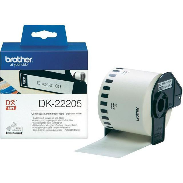 BildeEtikett BROTHER DK22205 62mmx30,48m