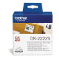 Etikett BROTHER DK22225 38mm vit