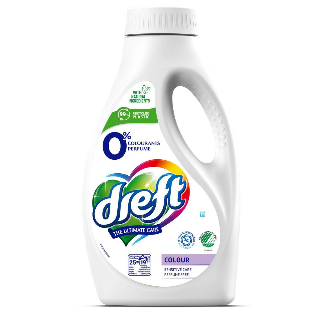 BildeTvättmedel DREFT Sensitive Color 1L