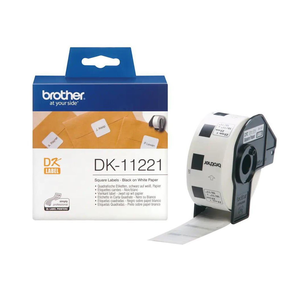 BildeEtikett BROTHER DK11221 23x23mm 1000/fp