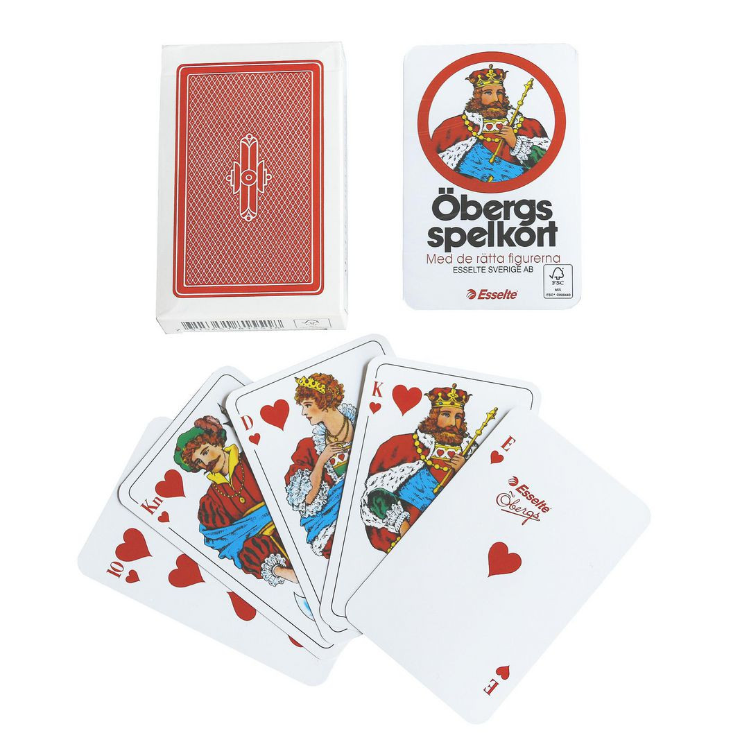 BildeKortlek Öbergs röd