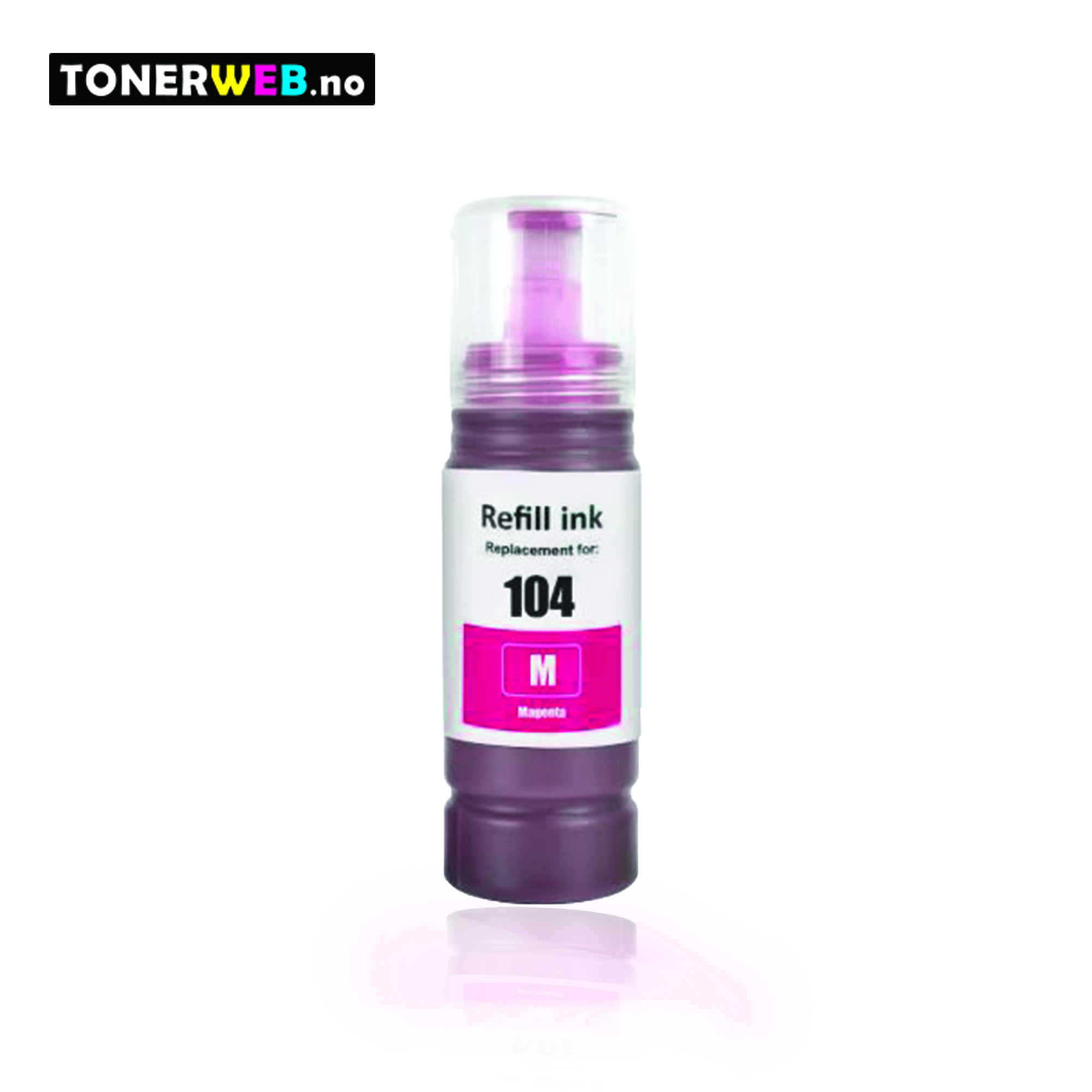 Epson 104 magenta blekk (70ml) - Erstatter C13T00P340