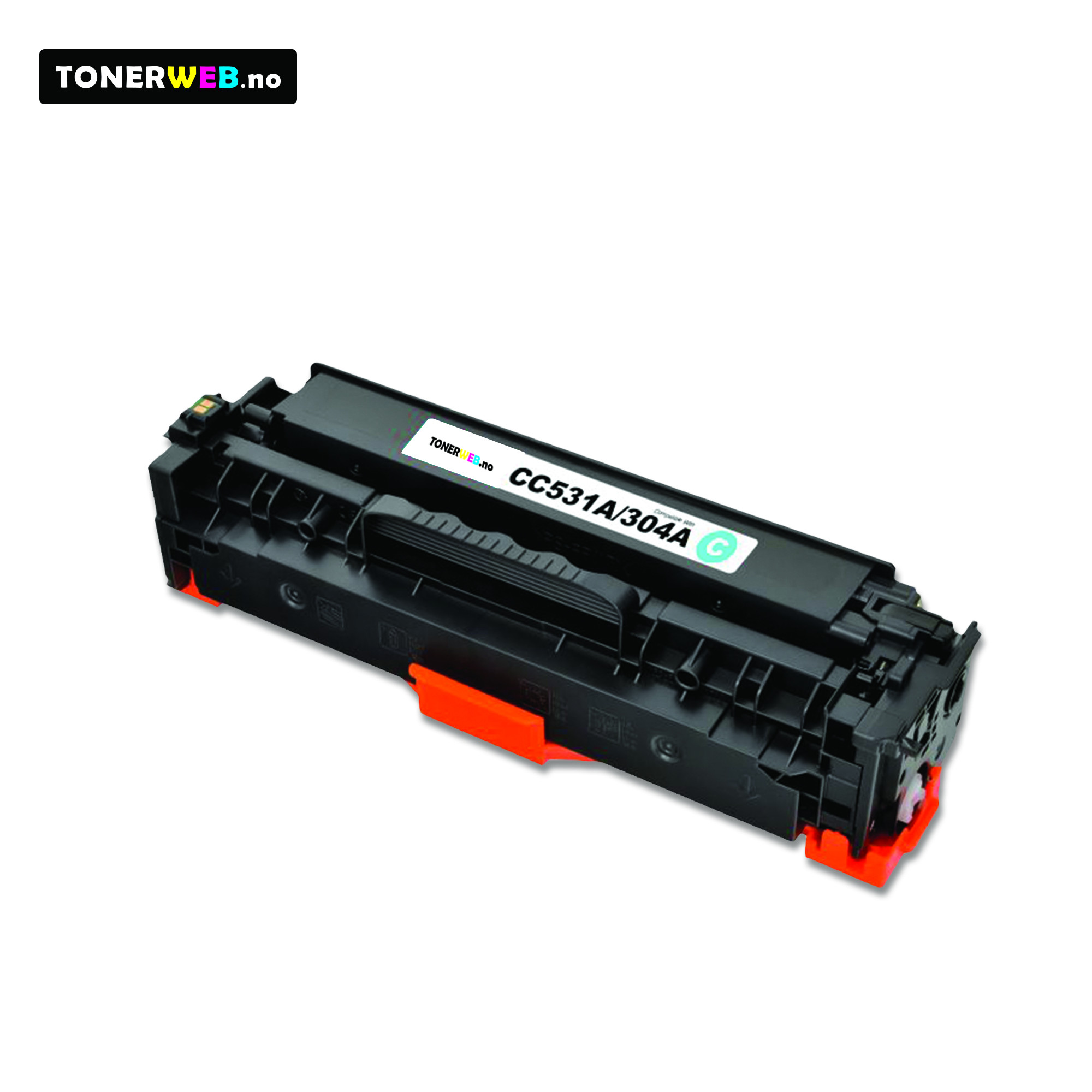 HP 304A C (cyan) toner 2800 sider - kompatibel