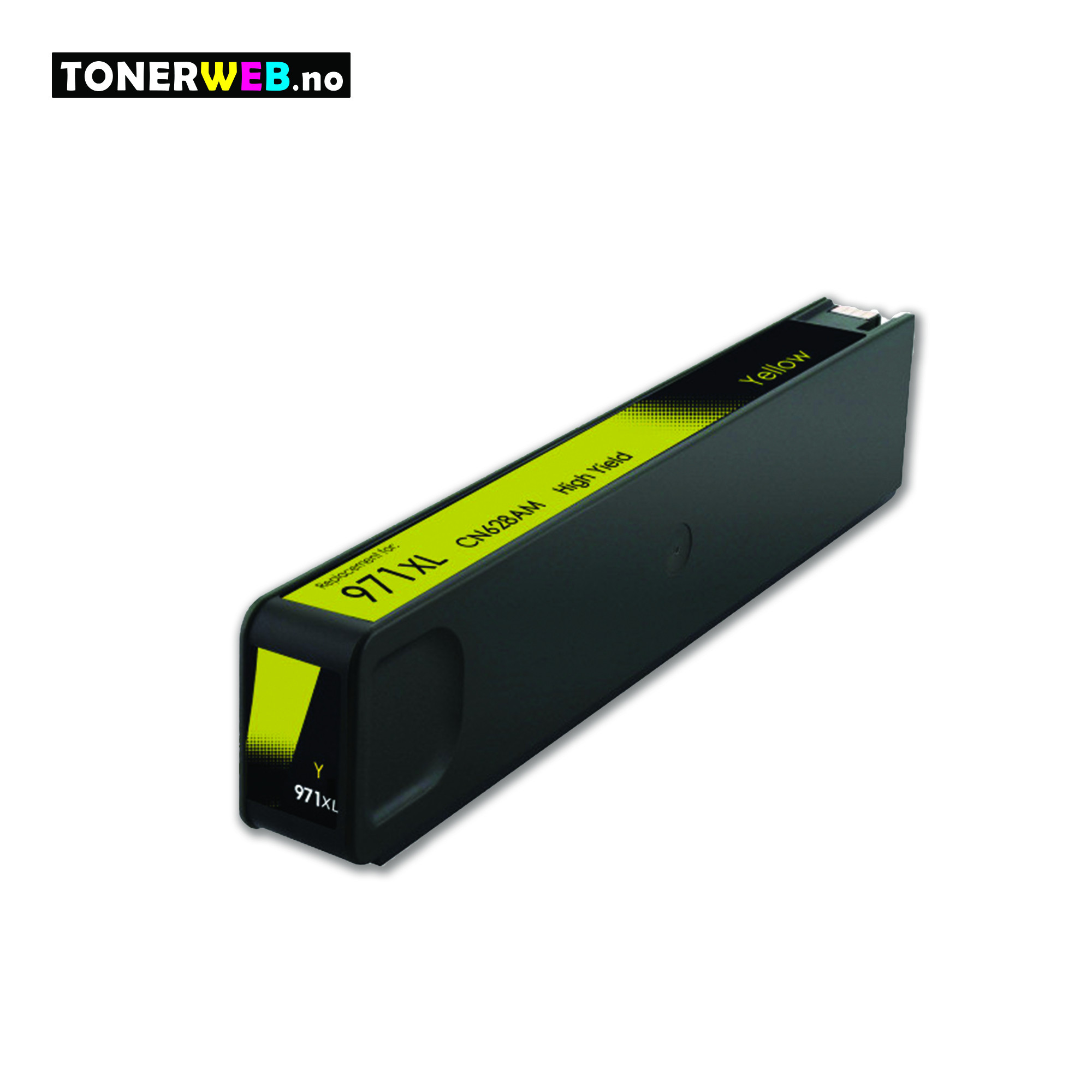 HP 971XL Y (gul) blekkpatron 110 ml - kompatibel