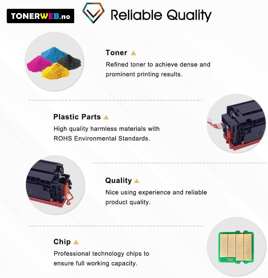 HP 216A Y (gul) toner 850 sider - kompatibel