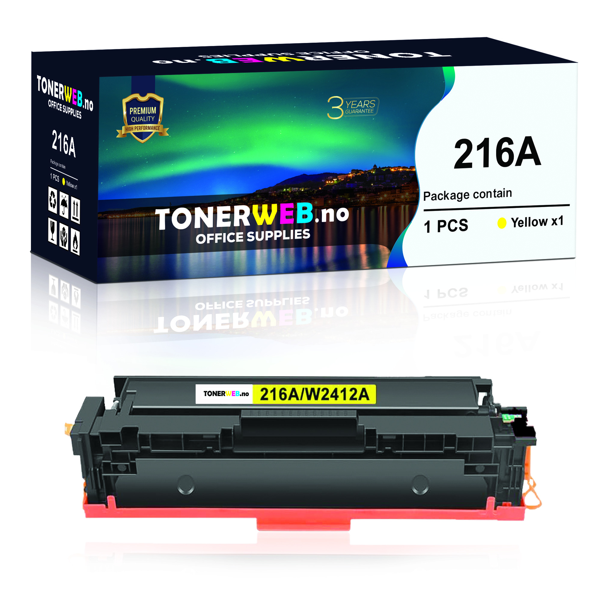 BildeHP 216A Y (gul) toner 850 sider - kompatibel