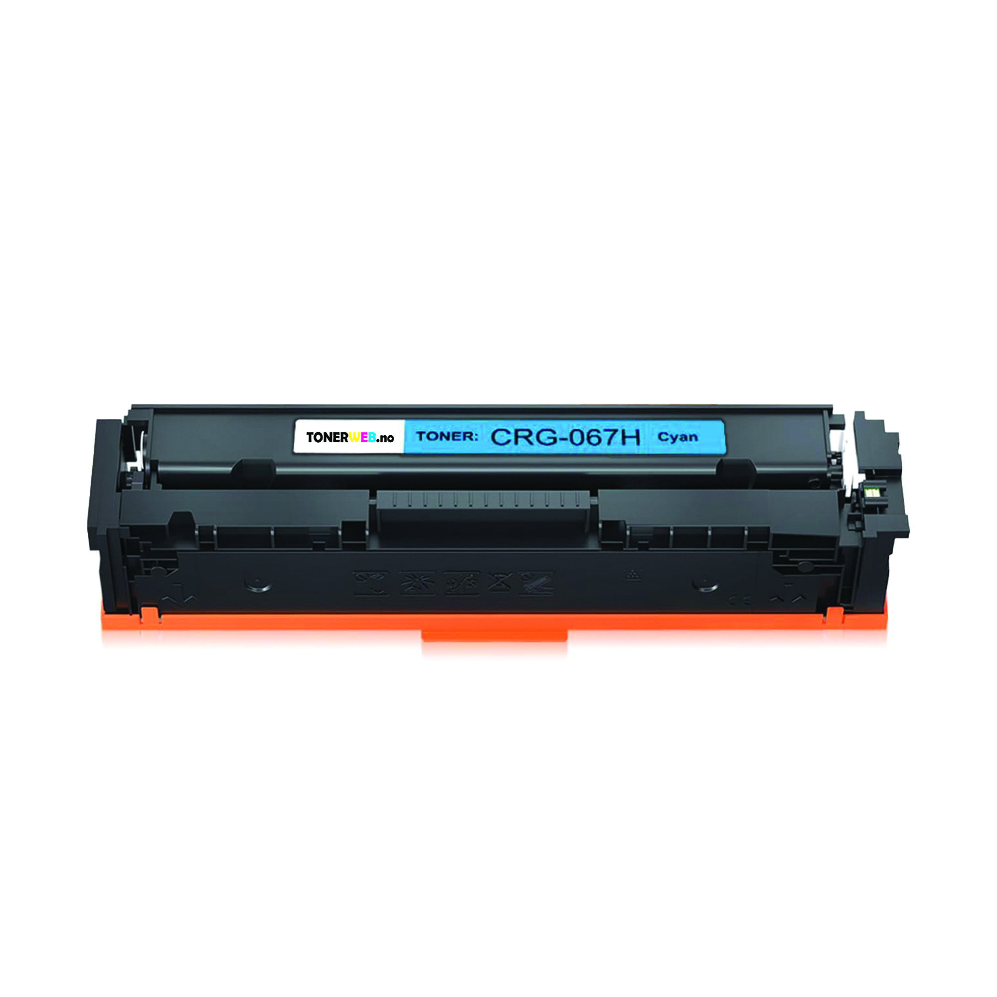 Canon 067H C (cyan) toner 2350 sider - kompatibel