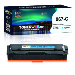 BildeCanon 067H C (cyan) toner 2350 sider - kompatibel
