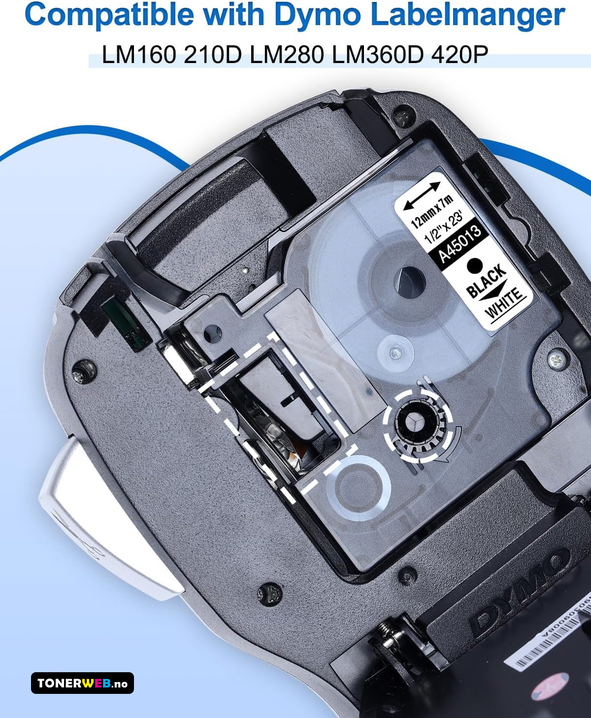 Brother Tape, erstatter Brother 3-pakk TZE131 12mmx8m Sort På Klar