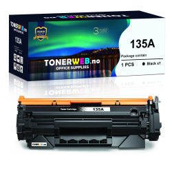 BildeHP 135A BK (svart) toner 1100 sider - kompatibel