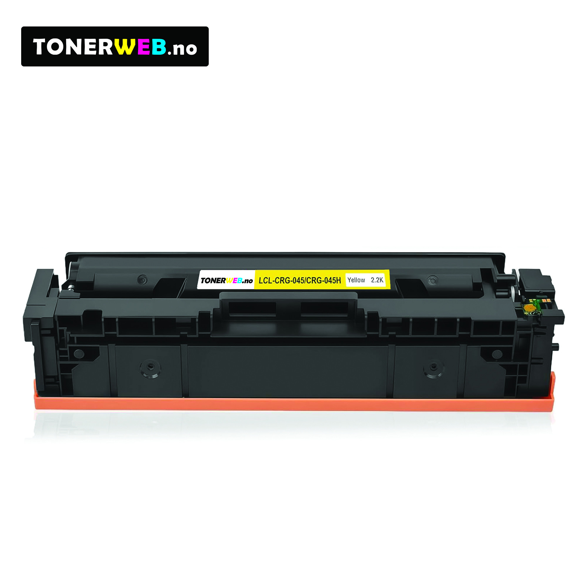 Canon 045H Y (gul) toner 2200 sider - kompatibel
