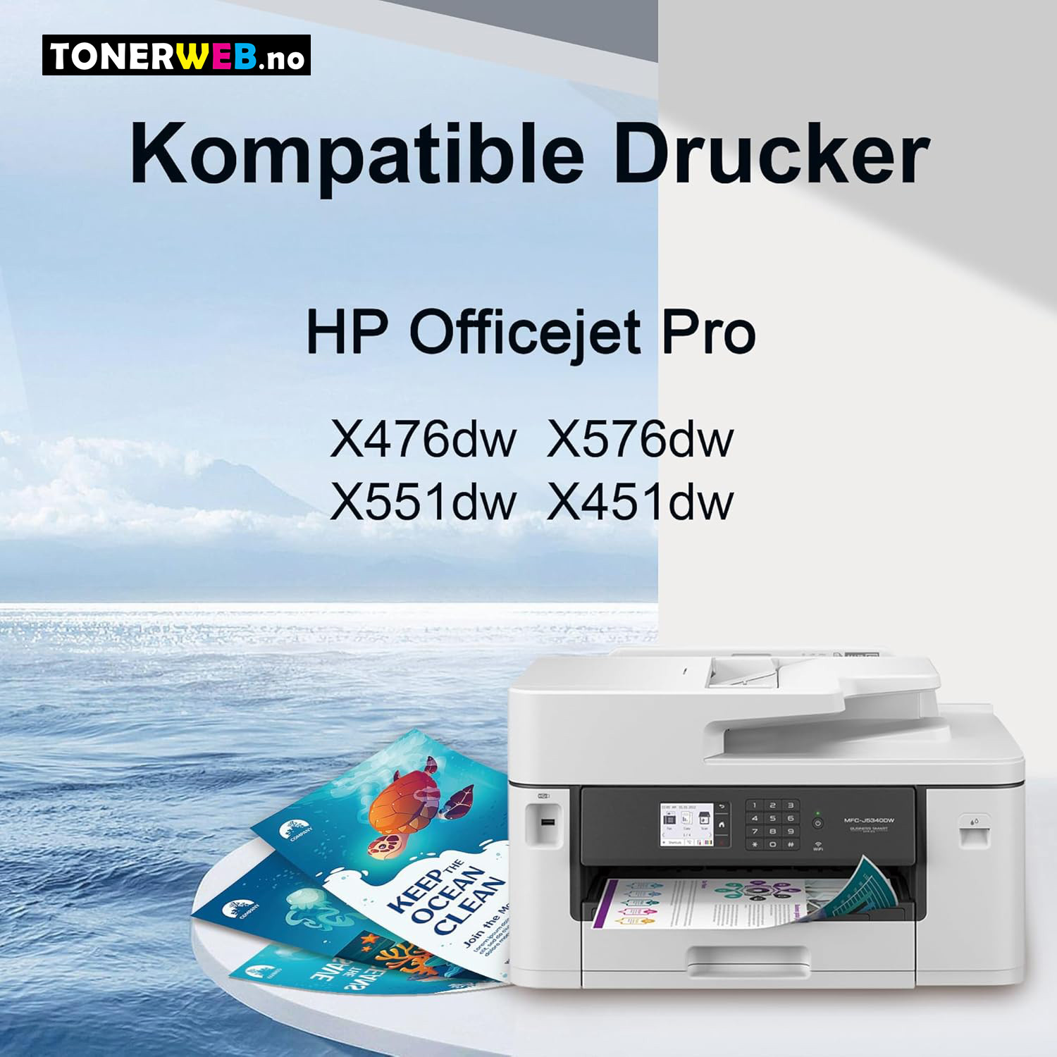 HP 971XL C (cyan) blekkpatron 110 ml - kompatibel